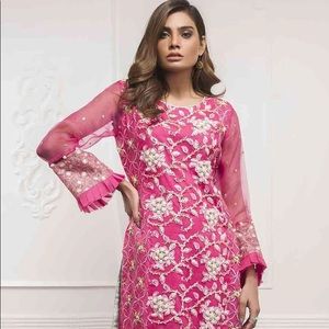 Pakistani designer dress fancy wear used